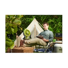 Ryobi ONE+ RF18-0 18V Fan - Powerful, Portable, Battery-Free Comfort! (Model: 4892210205520)